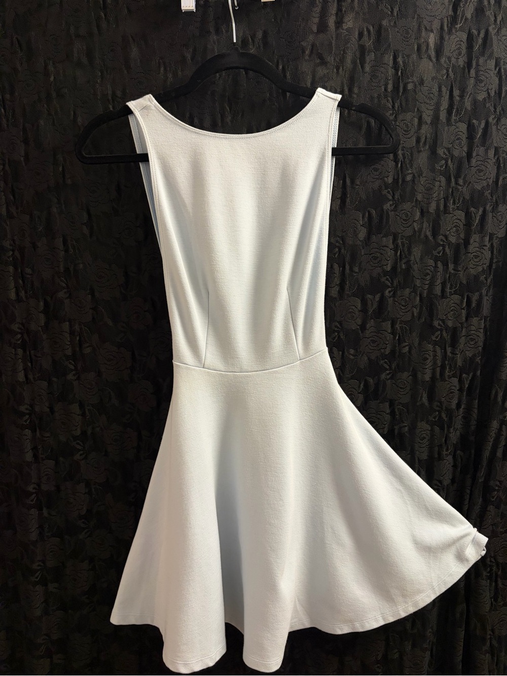 American Apparel Baby Blue Sleeveless Skater Dress